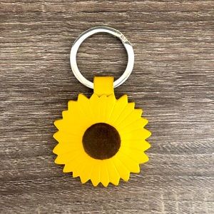 Coach Sunflower Keychain